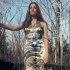 Silk & satin dress - Woodstock