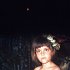 Jane's daughter with tie dyed velvet - Woodstock